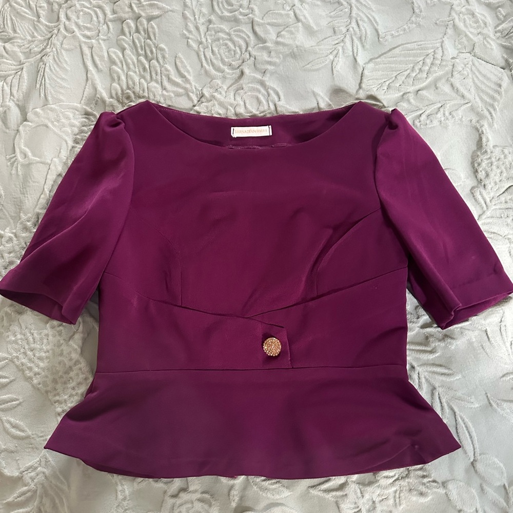 Elegant Purple Women's Top